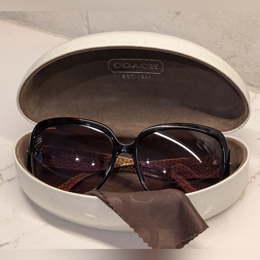 Coach Sunglasses - Brown Tortoise GUC - Picture 3 of 15